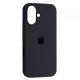 Чохол Silicone Case Full for iPhone 16 Plus elderberry