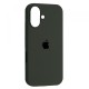 Чохол Silicone Case Full for iPhone 16 forest green