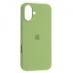 Чохол Silicone Case Full for iPhone 16 green
