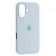 Чохол Silicone Case Full for iPhone 16 light blue