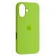 Чохол Silicone Case Full for iPhone 16 Plus party green