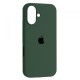 Чохол Silicone Case Full for iPhone 16 pine green