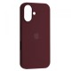 Чохол Silicone Case Full for iPhone 16 Plus plum
