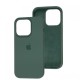 Чохол Silicone Case Full for iPhone 16 Pro Max pine green