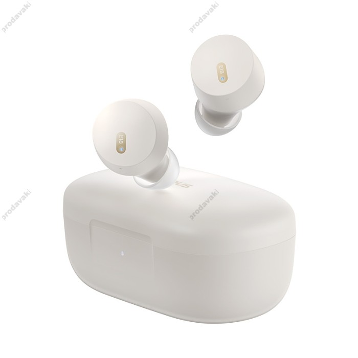 Бездротові Bluetooth навушники Baseus Bowie E18 True Wireless Earphones BT 5.3 White A00023800223-00