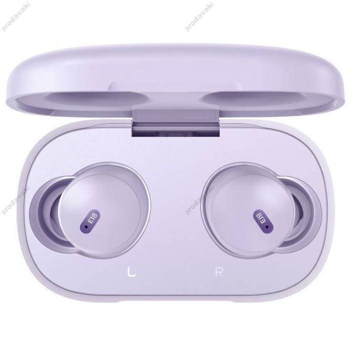 Бездротові Bluetooth навушники Baseus Bowie E18 True Wireless Earphones BT 5.3 Purple A00023800533-00