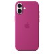 Чохол Silicone Case with MagSafe for iPhone 16 Plus Fuchsia
