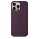 Чохол Silicone Case with MagSafe for iPhone 16 Pro Plum