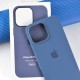 Чохол Silicone Case with MagSafe for iPhone 16 Lake Green