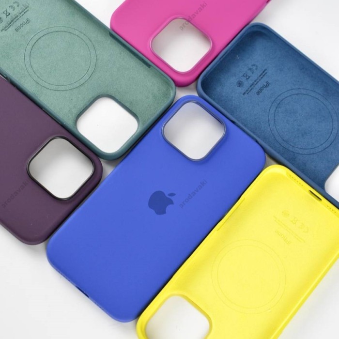Чохол Silicone Case with MagSafe for iPhone 16 Lake Green