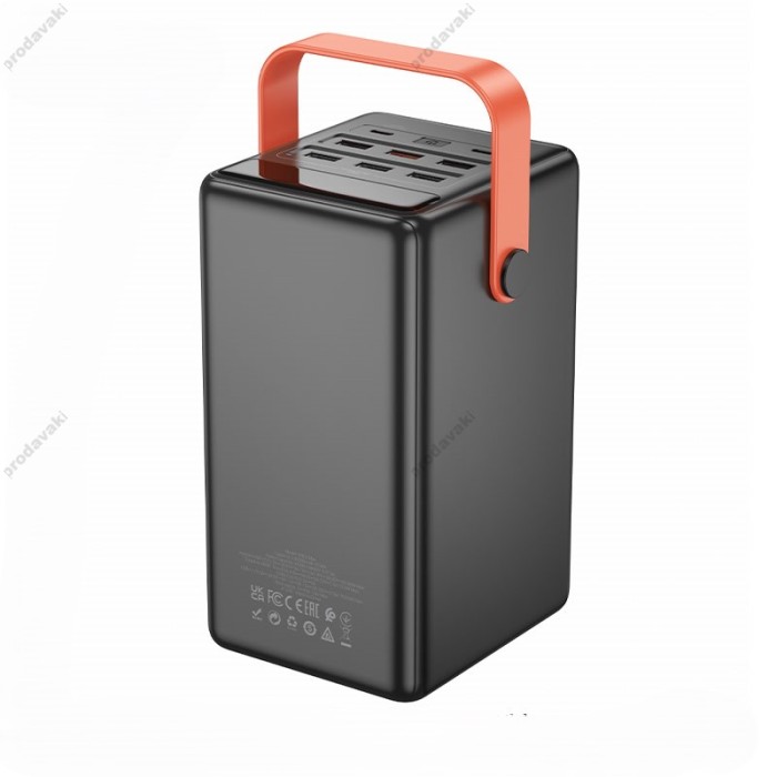 Повербанк портативний акумулятор Power bank Hoco DB03 Max Centurion 65W PB Lamp 100 000mAh Black