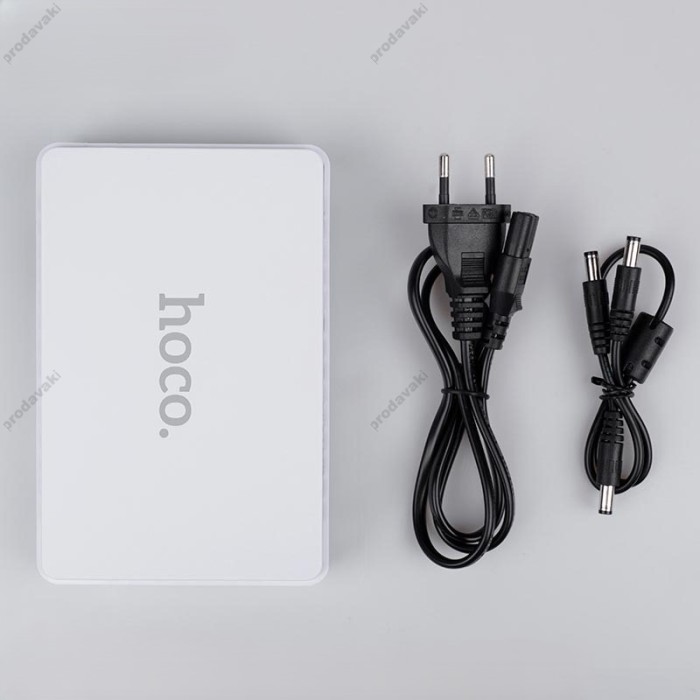 Повербанк портативний акумулятор Power bank HOCO DB25 Mini DC UPS Emergency 5v/9v/12v LAN POE 8800 mAh White