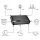 Повербанк портативний акумулятор Power bank безперебійник Hoco DB62 Mini DC UPS 5v/9v/12V 18W 20000mAh