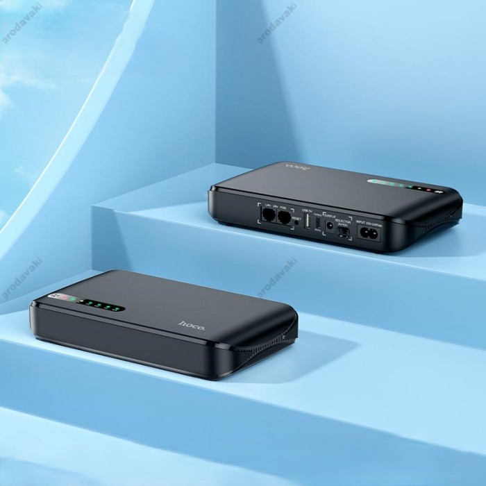 Повербанк портативний акумулятор Power bank безперебійник Hoco DB62 Mini DC UPS 5v/9v/12V 18W 20000mAh