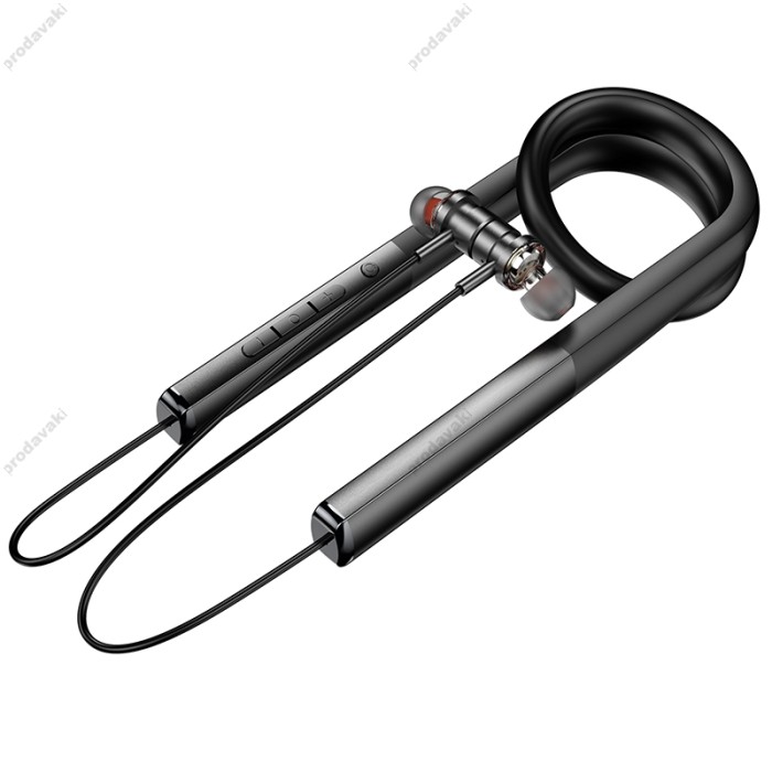 Бездротові Bluetooth навушники HOCO ES71 Platinum neck-mounted headset BT 5.3 Black