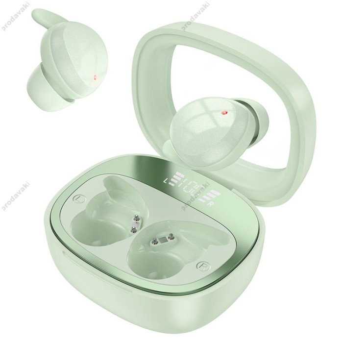 Бездротові Bluetooth навушники HOCO EW65 Shadow true wireless sleep headset BT 5.3 Green
