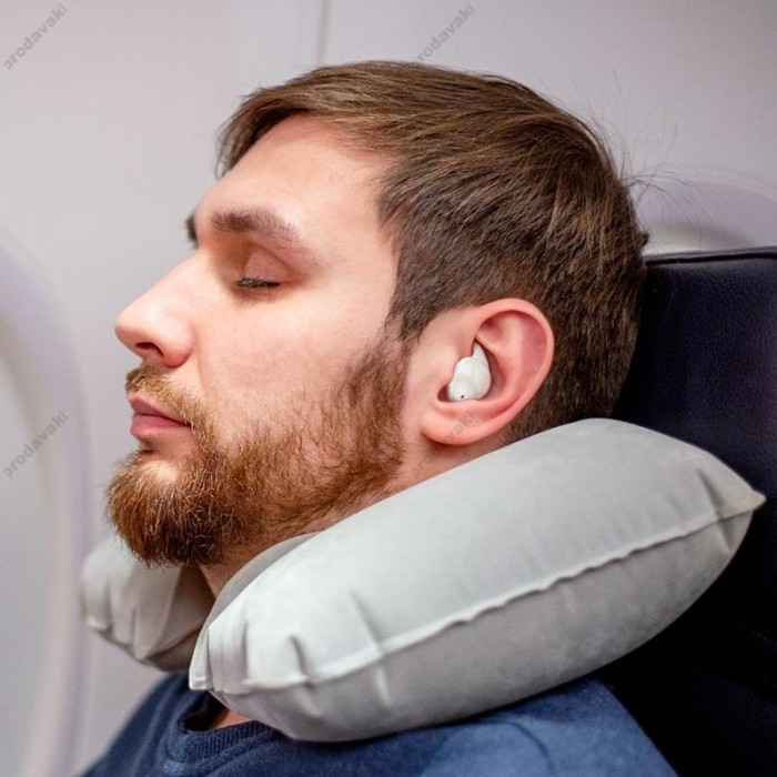 Бездротові Bluetooth навушники HOCO EW65 Shadow true wireless sleep headset BT 5.3 White