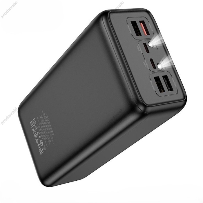 Повербанк портативний акумулятор Power bank Hoco DB81A Apollo PD65W fully compatible 50000 mAh Black