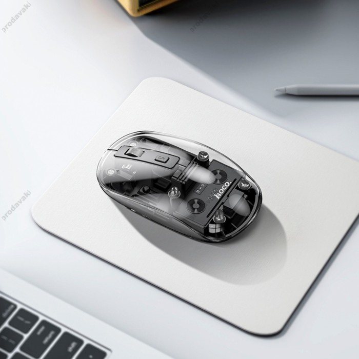 Комп'ютерна Миша HOCO GM29 Mysterious dual-mode silent wireless mouse Black