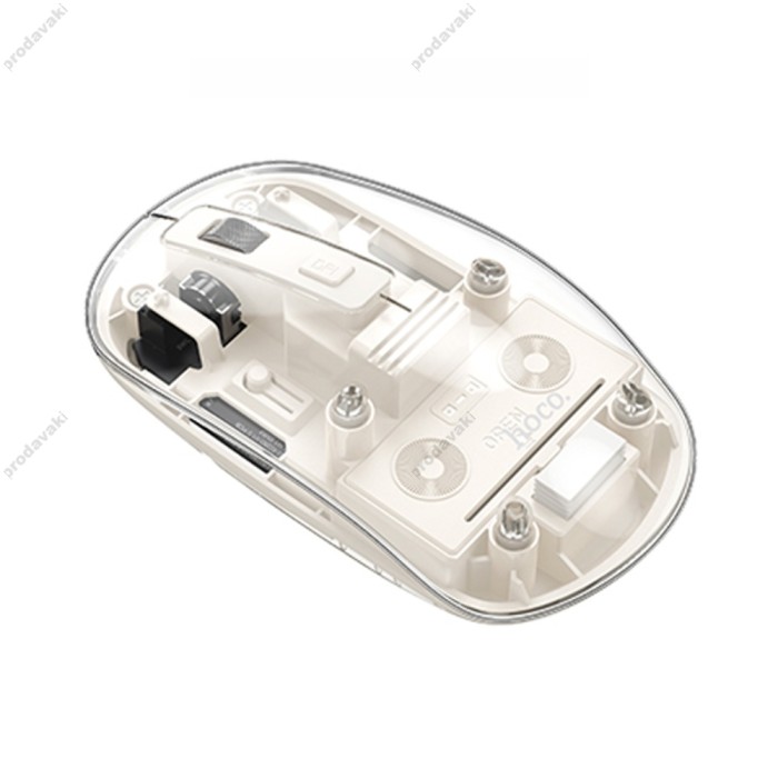 Комп'ютерна Миша HOCO GM29 Mysterious dual-mode silent wireless mouse White