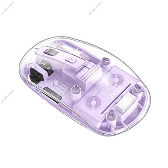 Комп'ютерна Миша HOCO GM29 Mysterious dual-mode silent wireless mouse Purple