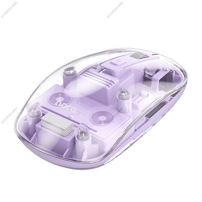 Комп'ютерна Миша HOCO GM29 Mysterious dual-mode silent wireless mouse Purple