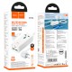 Мережевий подовжувач фільтр HOCO AC9A Talent PD30W (1C2A with 1 socket) desktop charger (EU) White