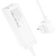 Мережевий подовжувач фільтр HOCO AC9A Talent PD30W (1C2A with 1 socket) desktop charger (EU) White