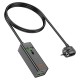 Мережевий подовжувач фільтр HOCO AC9A Talent PD30W (1C2A with 1 socket) desktop charger (EU) White