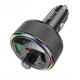 FM - трансмітер HOCO E82 Guerrero PD30W+QC3.0 car BT FM transmitter Black