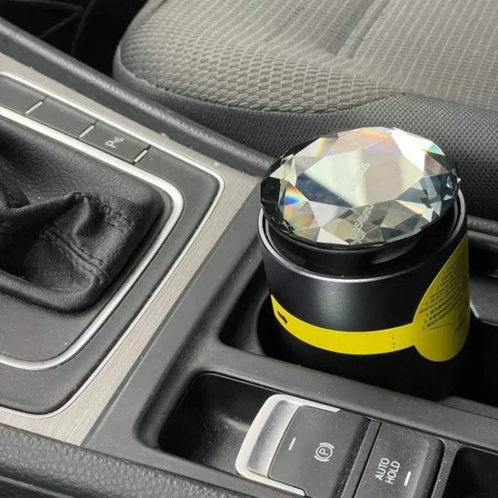 Ароматизатор для автомобіля Baseus lingering Tap-Control Car Aromatherapy Diffuser Citric Sandalwood grey C20339301812-01