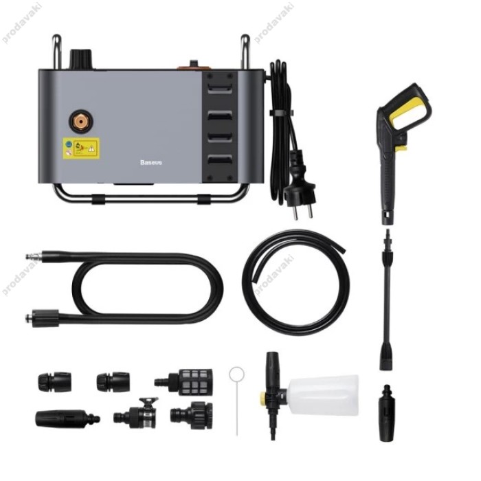 Мийка високого тиску BASEUS Car Pressure Washer F1 68Bar 420 L/h 10m Grey CRXCJ-C0A