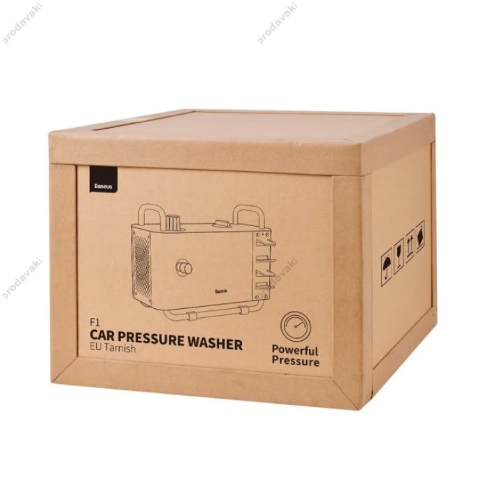 Мийка високого тиску BASEUS Car Pressure Washer F1 68Bar 420 L/h 10m Grey CRXCJ-C0A
