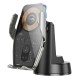 Автомобільний тримач із бездротовою зарядкою Hoco HW27 Traveler infrared RGB wireless 15W Black