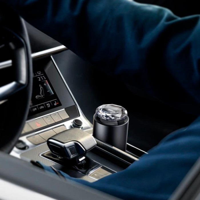 Ароматизатор для автомобіля Baseus lingering Tap-Control Car Aromatherapy Diffuser Citric Sandalwood grey C20339301812-01