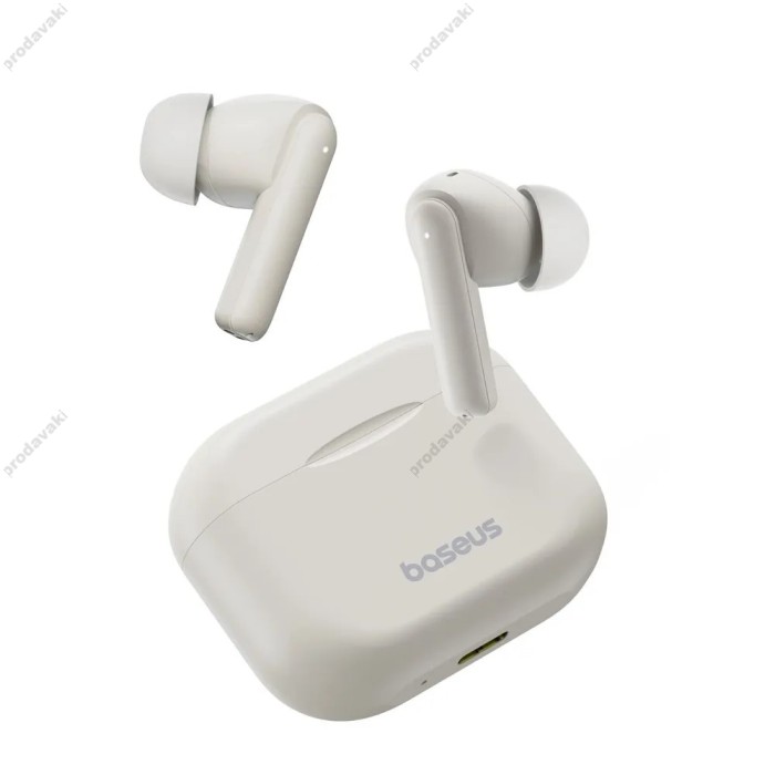 Бездротові Bluetooth навушники Baseus Bowie E17 True Wireless Earphones BT 5.3 White A00072200223-Z1