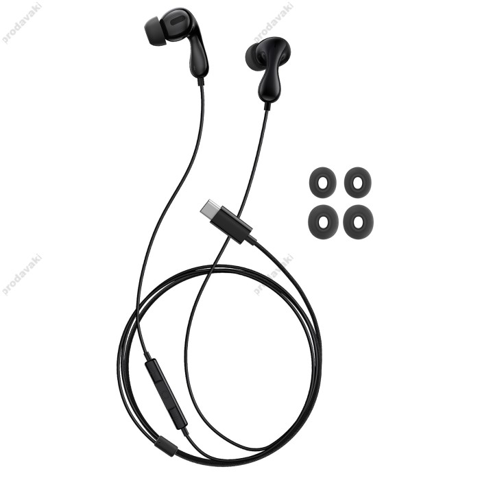 Дротові навушники Baseus Encok CZ20 Type-C Wired Earphones Black A00171400113-00