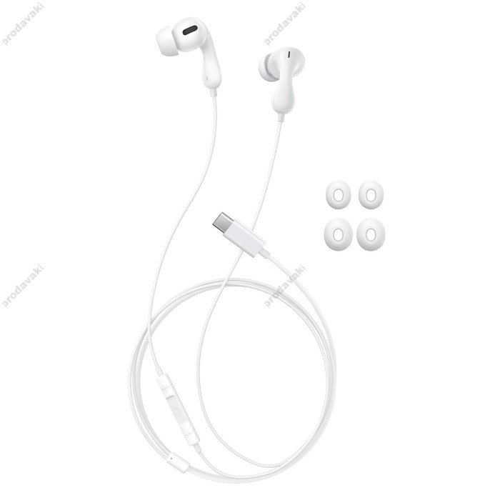 Дротові навушники Baseus Encok CZ20 Type-C Wired Earphones White A00171400213-00
