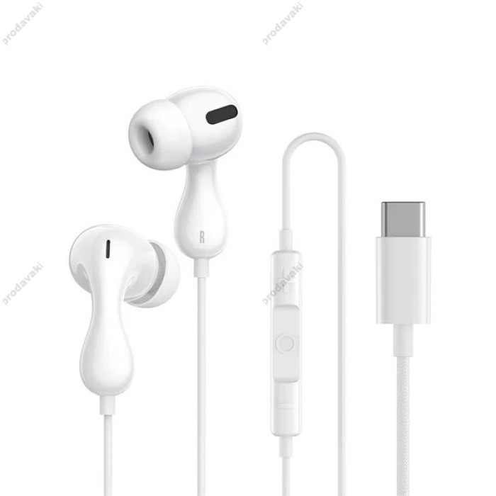 Дротові навушники Baseus Encok CZ20 Type-C Wired Earphones White A00171400213-00