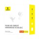 Бездротові Bluetooth навушники Baseus Bowie E20 True Wireless Earphones BT 5.3 White A00069700223-00
