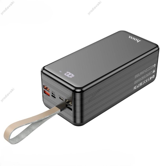 Повербанк портативний акумулятор Power bank HOCO DB21 large display 80000mAh Black