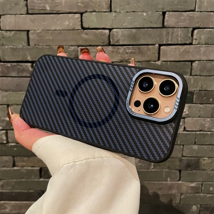 Чохол Carbon Armor Case With Magsafe для iPhone 16 Plus Black