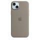 Чохол Silicone Case with MagSafe for iPhone 15 Plus Clay