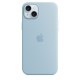 Чохол Silicone Case with MagSafe for iPhone 15 Plus Light Blue