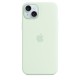 Чохол Silicone Case with MagSafe for iPhone 15 Soft Mint