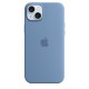 Чохол Silicone Case with MagSafe for iPhone 15 Plus Winter Blue