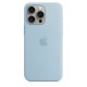 Чохол Silicone Case with MagSafe for iPhone 15 Pro Max Light Blue