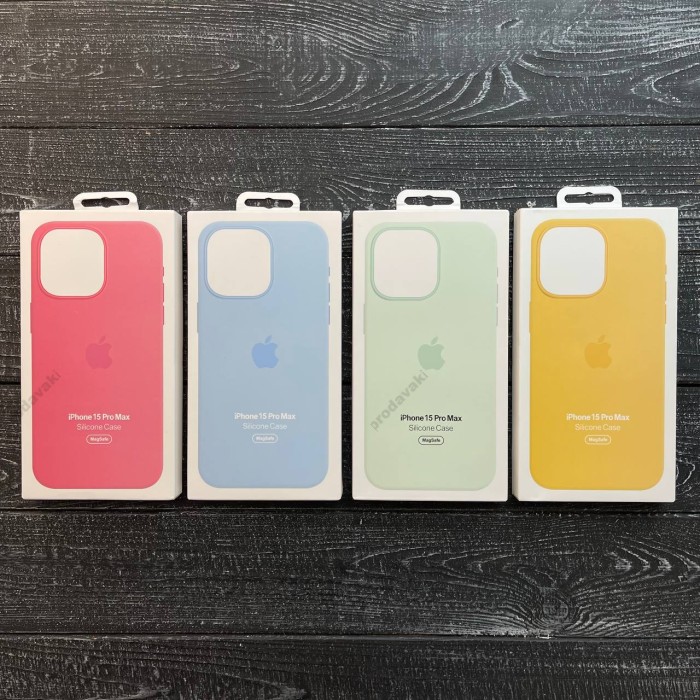 Чохол Silicone Case with MagSafe for iPhone 15 Plus Light Pink