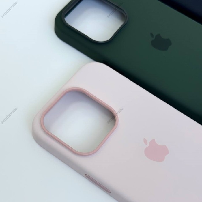 Чохол Silicone Case with MagSafe for iPhone 15 Plus Light Pink