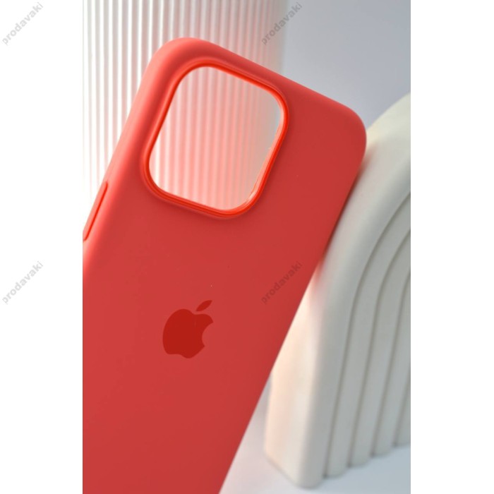 Чохол Silicone Case with MagSafe for iPhone 15 Plus Light Pink